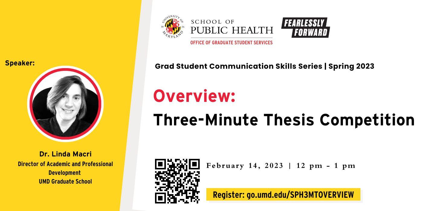 u of m three minute thesis